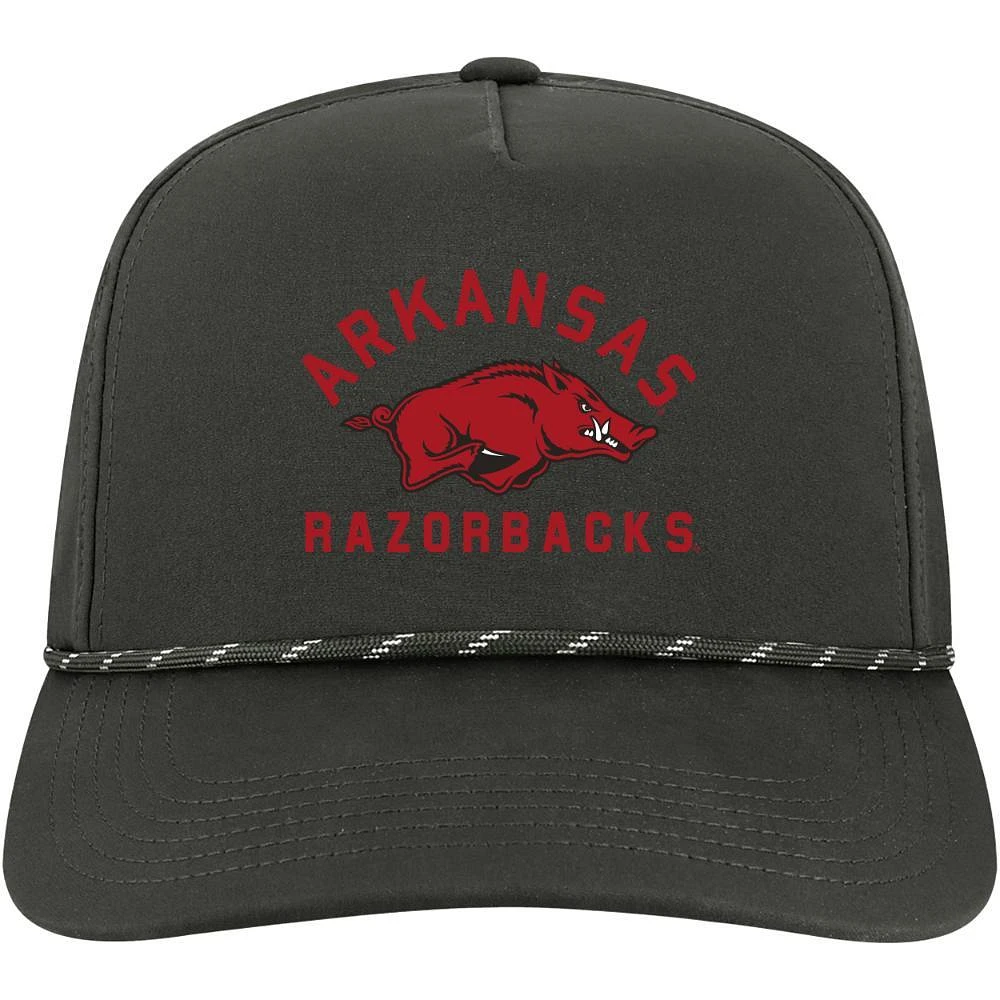 Arkansas Legacy Caddy Alt Arch Rope Snapback Cap
