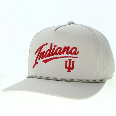 Indiana Legacy Caddy Chain Stitch Rope Snapback Cap