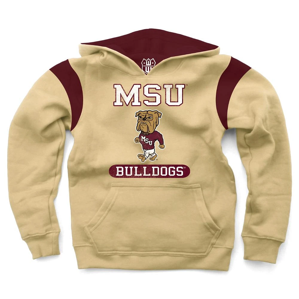 Mississippi State Wes and Willy Vault YOUTH Armhole Inset Fleece Hoodie