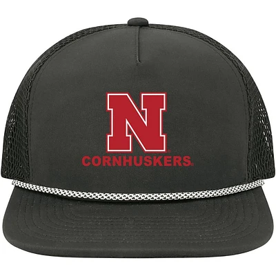 Nebraska Legacy Front Nine Rope Mesh Adjustable Cap