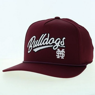 Mississippi State Legacy Caddy Chain Stitch Rope Snapback Cap