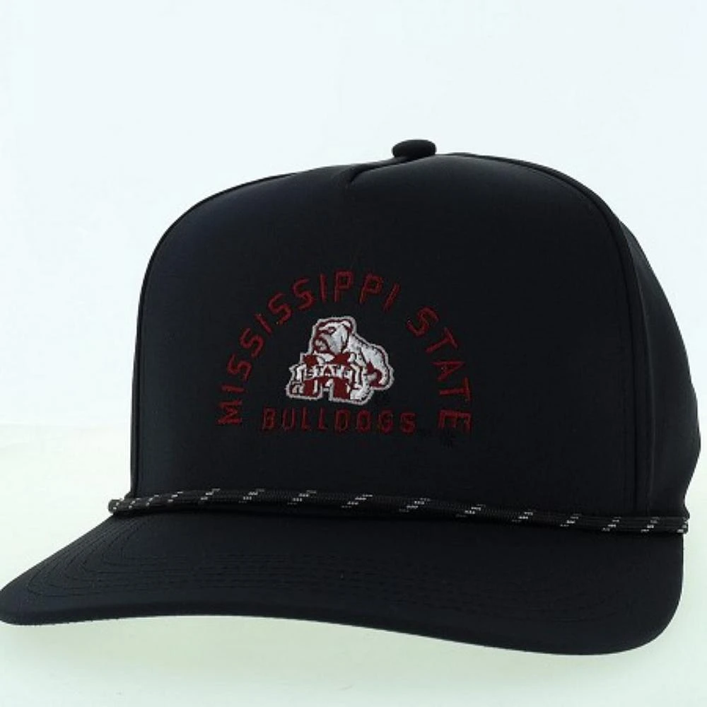 Mississippi State Legacy Caddy Alt Arch Rope Snapback Cap