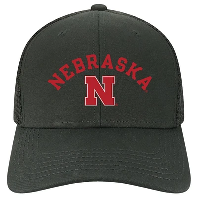 Nebraska Legacy Arch Over Logo Mid-Pro Snapback Trucker Cap