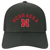 Nebraska Legacy Arch Over Logo Mid-Pro Snapback Trucker Cap