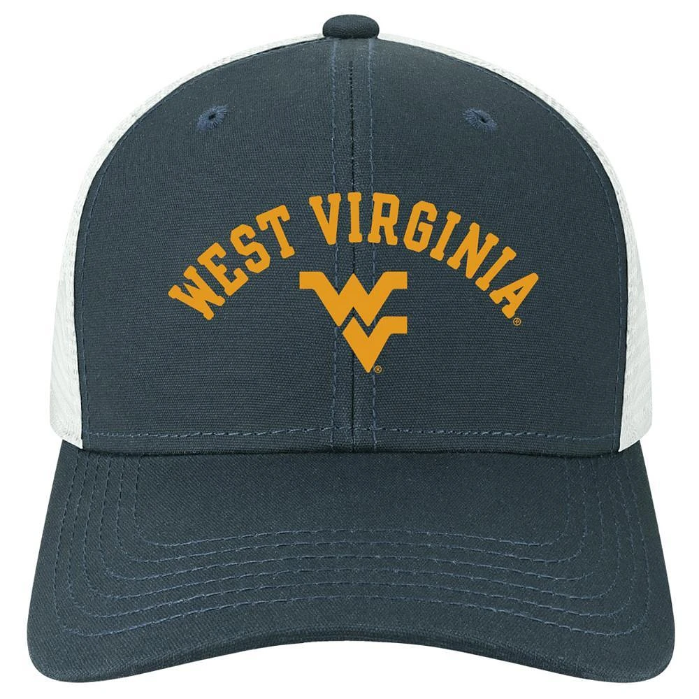 West Virginia Legacy Arch Over Logo Mid-Pro Snapback Trucker Cap