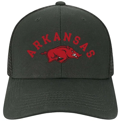 Arkansas Legacy Arch Over Mascot Mid-Pro Snapback Trucker Cap