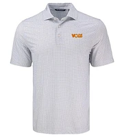 Tennessee Cutter & Buck Vol Star Pike Diamond Dot Print Polo