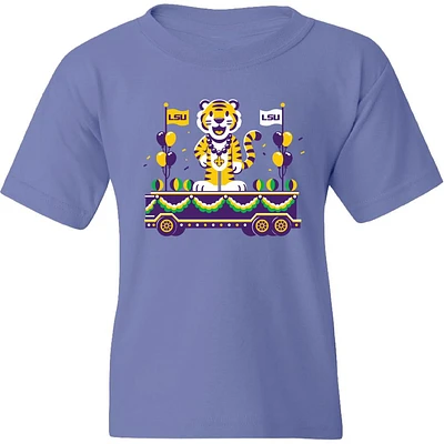 LSU Bayou Apparel YOUTH Mike Mardi Gras Tee