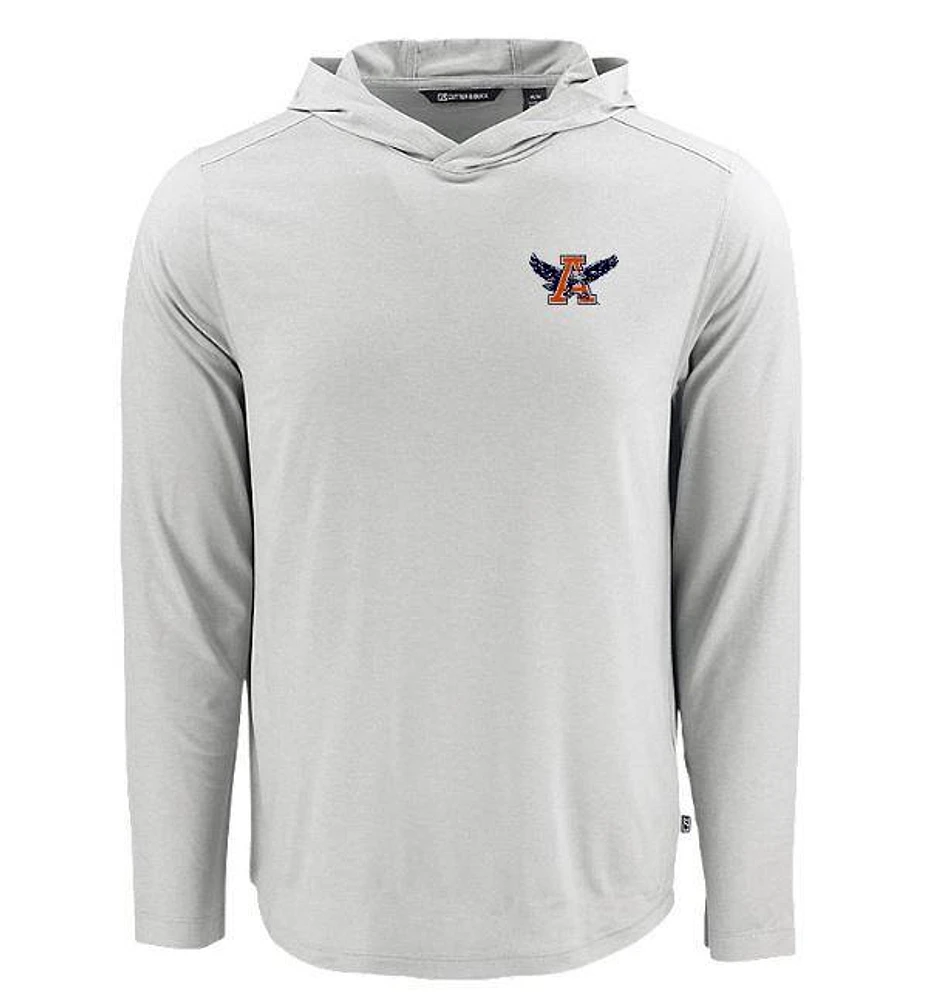 Auburn Cutter & Buck War Eagle Coastline Epic Comfort Hooded Shirt