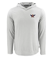 Auburn Cutter & Buck War Eagle Coastline Epic Comfort Hooded Shirt