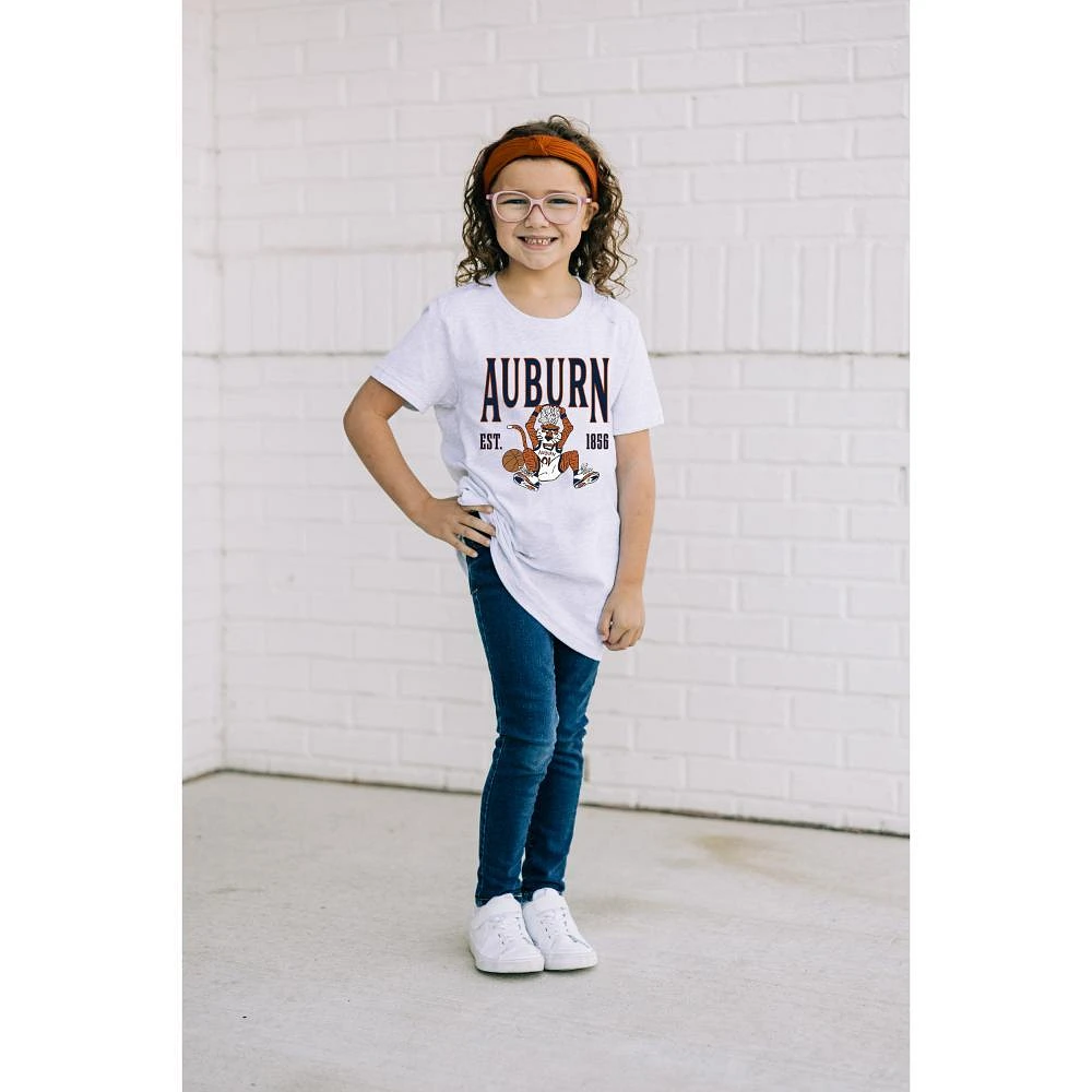 Auburn YOUTH Retro Basketball Tee