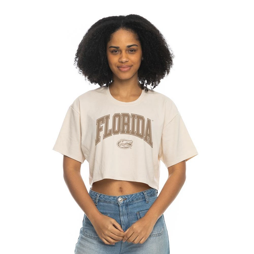 Florida Zoozatz Boxy Crop Neutral Arch Tee