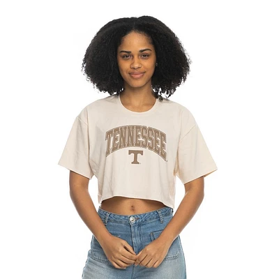 Tennessee Zoozatz Boxy Crop Neutral Arch Tee
