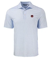 Auburn Cutter & Buck Pike Diamond Dot Print Polo