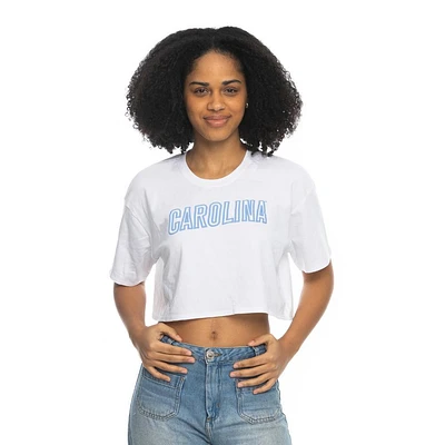 UNC Zoozatz Boxy Crop Puff Ink Tee