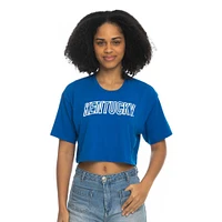 Kentucky Zoozatz Boxy Crop Puff Ink Tee