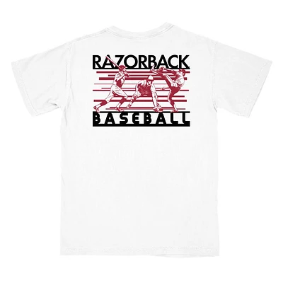 Arkansas Baseball Montage Comfort Colors Tee