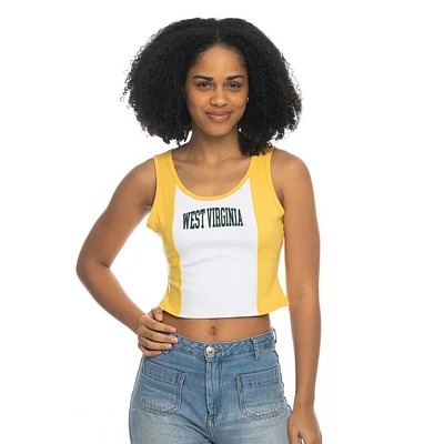 West Virginia Zoozatz Colorblock Tank Top