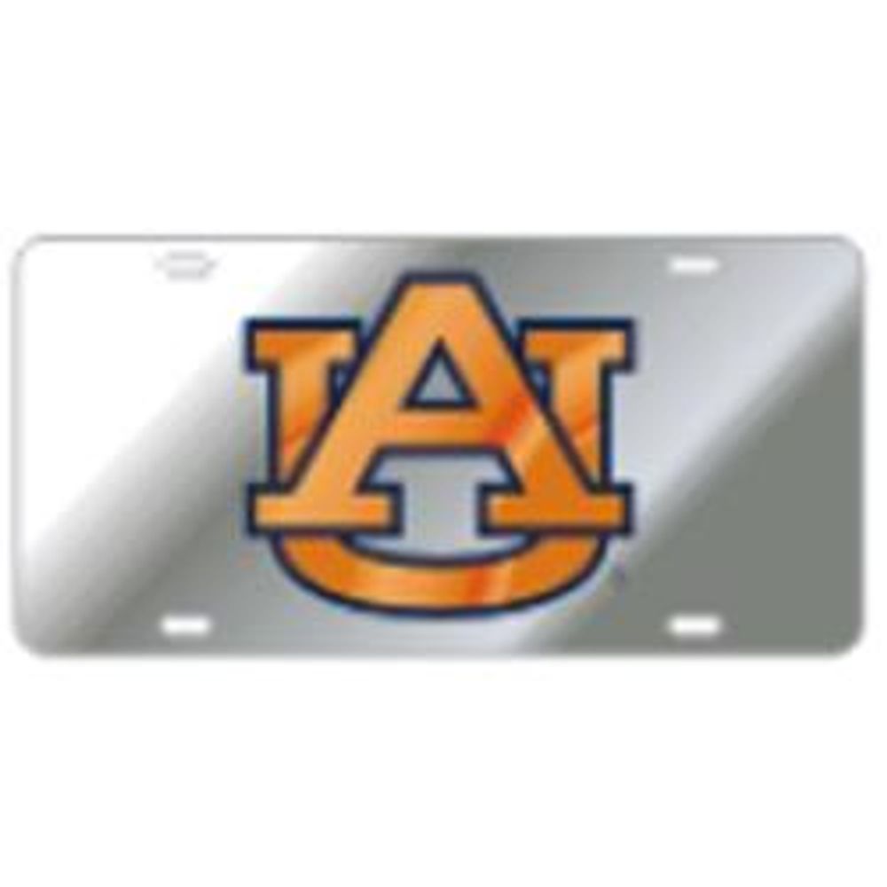  Auburn License Plate Silver