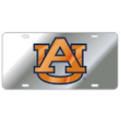  Auburn License Plate Silver