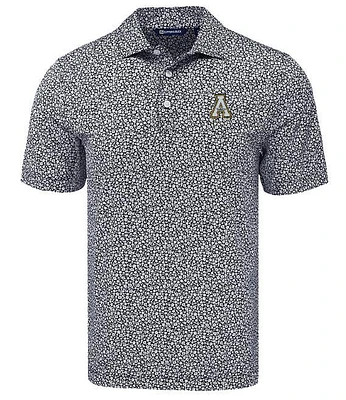 App State Cutter & Buck Pike Flora Print Polo