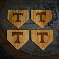 Tennessee 4-Pack Home Plate Wood Coasters