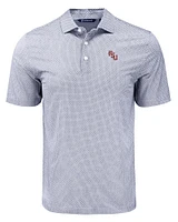 Florida State Cutter & Buck Pike Diamond Dot Print Polo