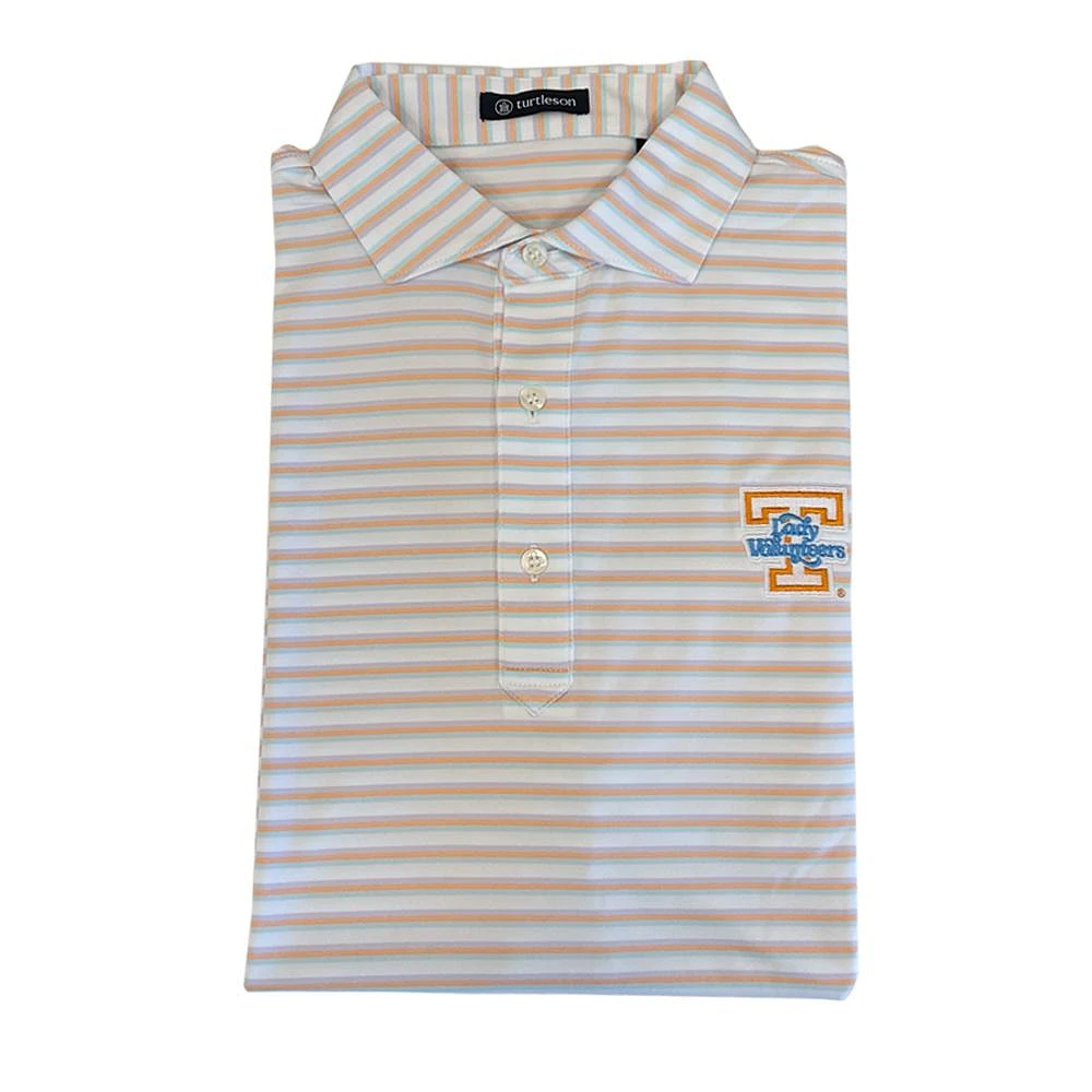 Tennessee Turtleson Lady Vols Lanier Gradient Stripe Performance Polo