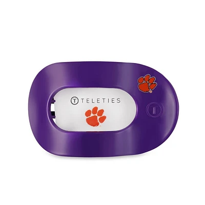 Clemson Teleties Medium Flat Clip