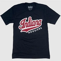 Indiana Script Hoosiers Black Tee