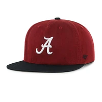Alabama 47 Brand Script A Burnside Captain Adjustable Hat