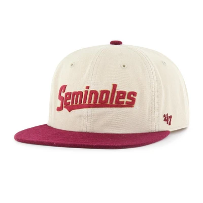 Florida State 47 Brand Fieldstone Captain Flatbrim Hat