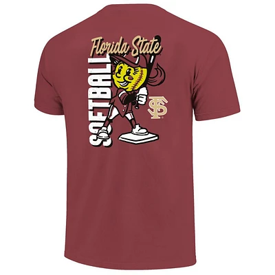 Florida State Image One Softball Batter Swing Comfort Colors Tee