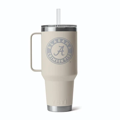 Alabama Yeti 42 Oz Rambler Mug With Straw Lid