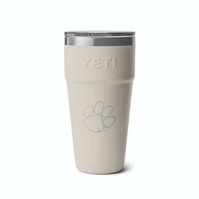 Clemson Yeti 30 Oz Rambler Tumbler