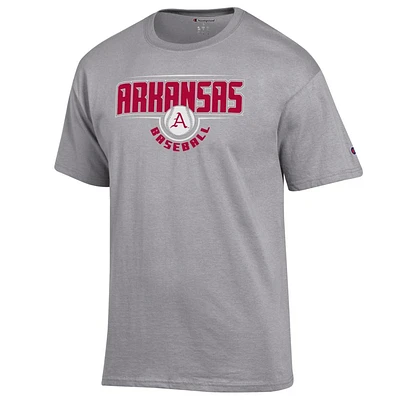 Arkansas Champion Straight Bar Baseball Tee