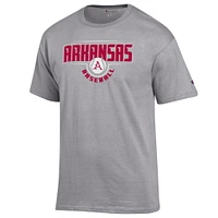 Arkansas Champion Straight Bar Baseball Tee