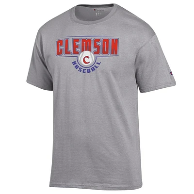 Clemson Champion Straight Bar Baseball Tee