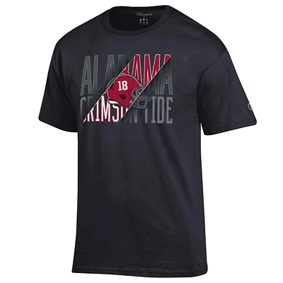 Alabama Champion Tonal/Diagonal Football Tee