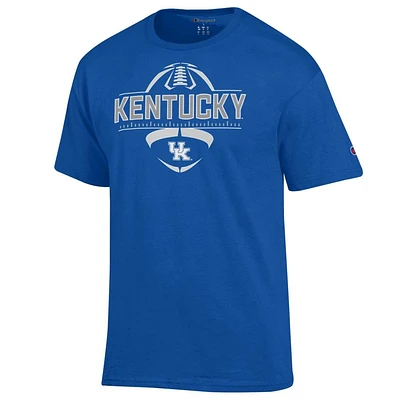 Kentucky Champion Football Wordmark Yard Line Tee