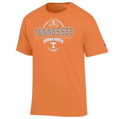 Tennessee Champion Football Wordmark Yard Line Tee