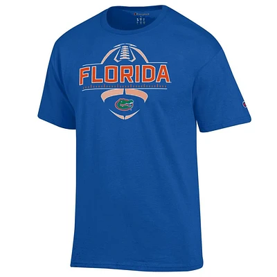 Florida Champion Football Wordmark Yard Line Tee