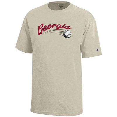 Georgia Champion YOUTH Script Baseball Tee