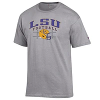 LSU Champion Arch Football Helmet Yard Lines Tee