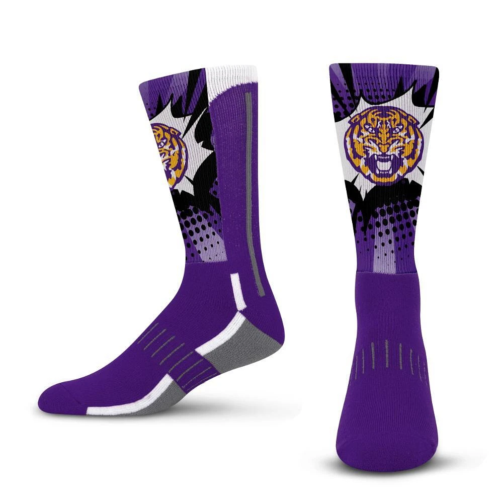 LSU YOUTH Comic Inspired Socks