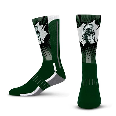 Michigan State YOUTH Comic Inspired Socks