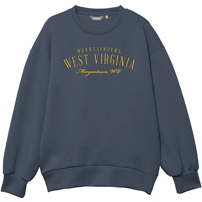 West Virginia League Monterey Embroidered Fleece Crew