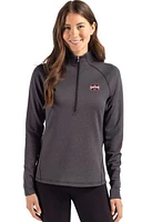 Mississippi State Cutter & Buck Women's Peshastin Fleece Half Zip Pullover