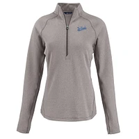 UNC Cutter & Buck Women's Tar Heels Script Peshastin Fleece Half Zip Pullover