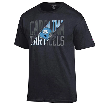 UNC Champion Tonal/Diagonal Football Tee